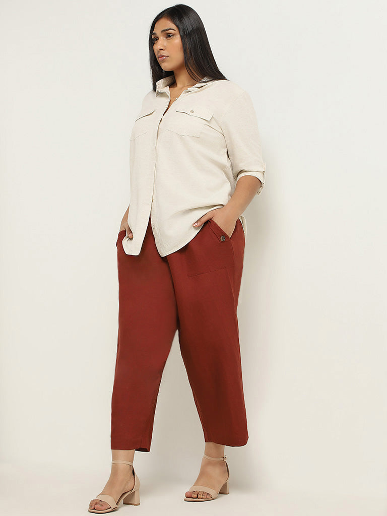 Straight Leg Sueded Twill Pants - FINAL SALE - Grace and Lace